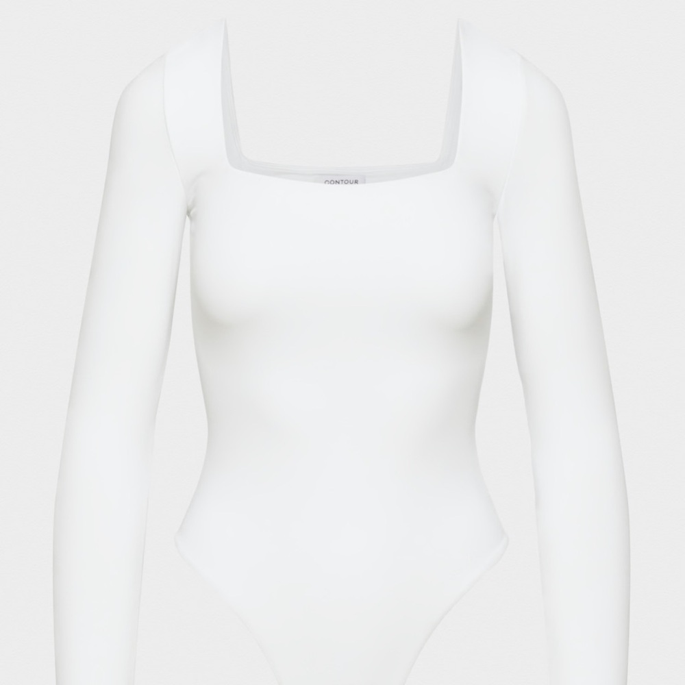 Aritzia Contour Squareneck Longsleeve Bodysuit - Picture 3 of 7